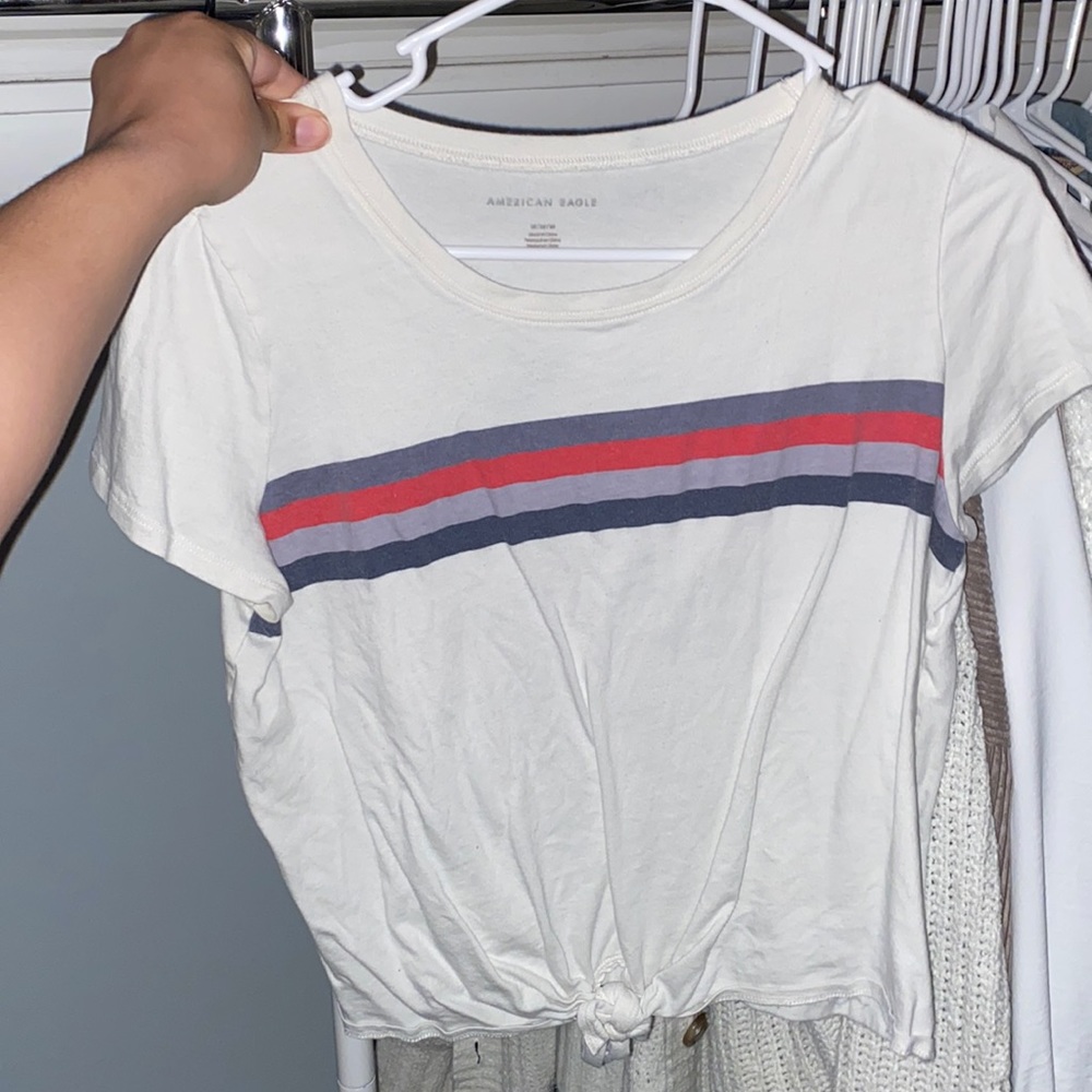 American Eagle Striped tee (size medium)